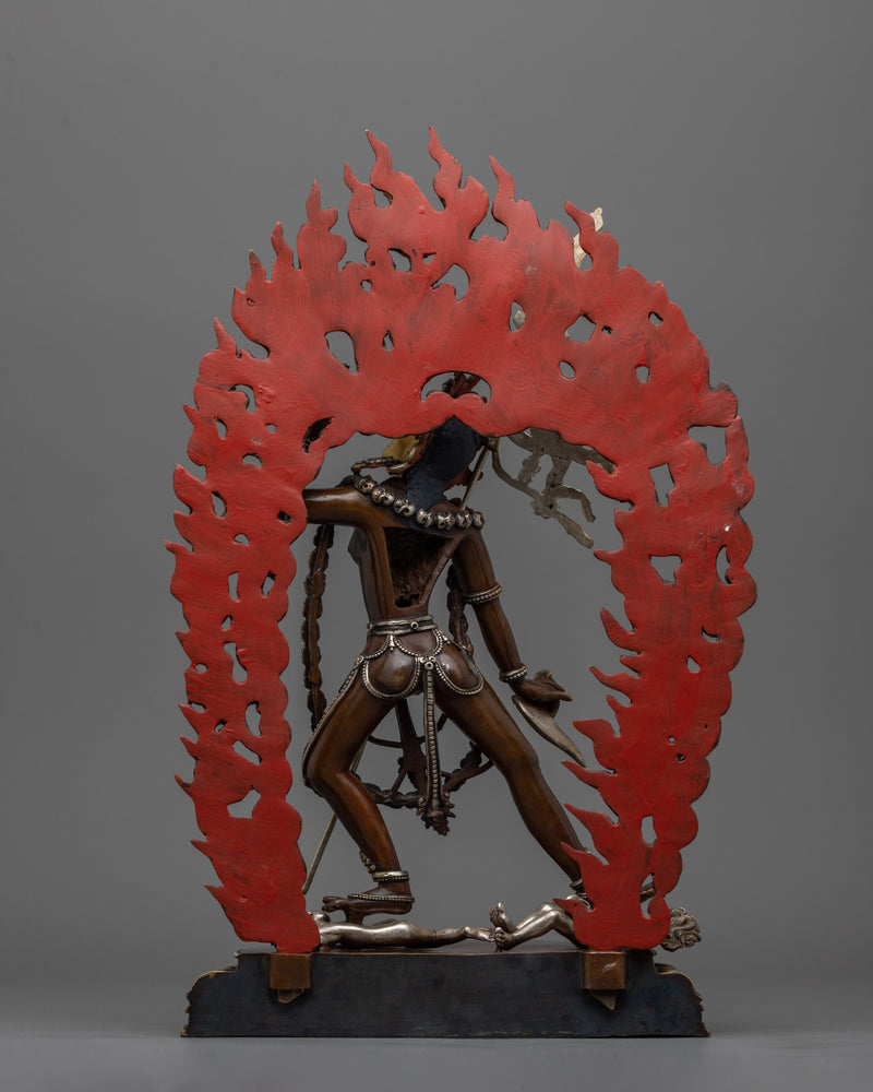 Handcrafted Icon Red Dakini Vajrayogini Statue | Goddess Power and Transformation