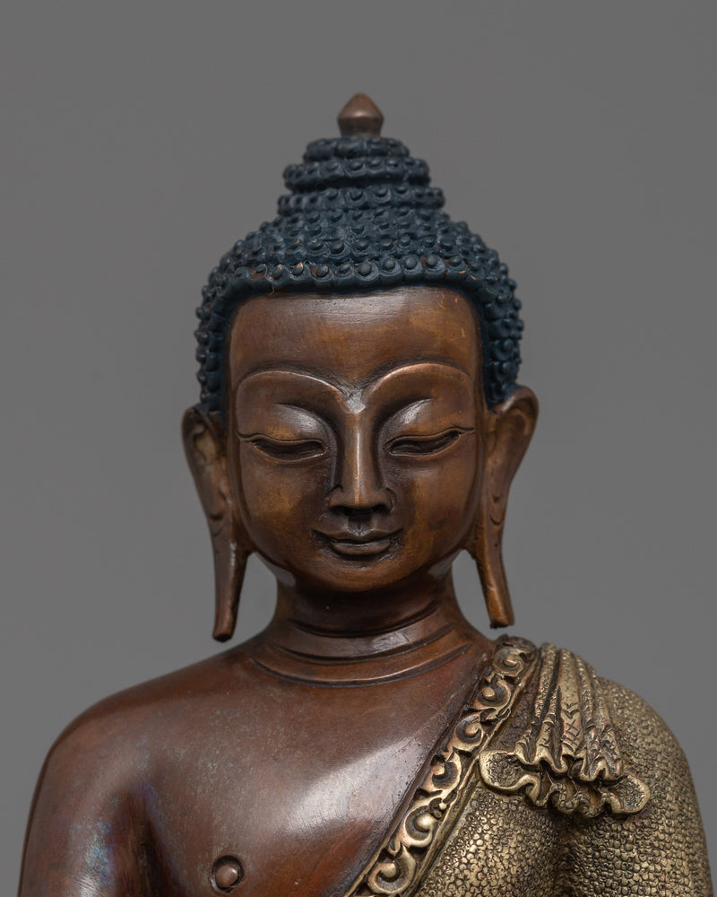 Oxidized Gautam Buddha Statue