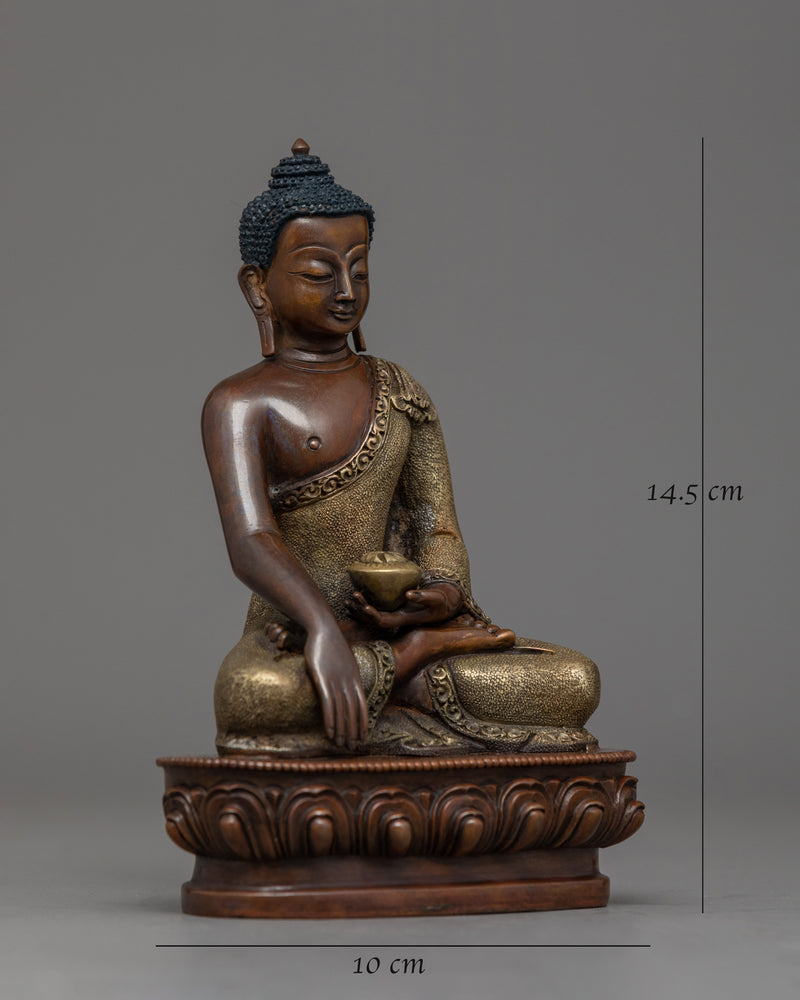 Oxidized Gautam Buddha Statue