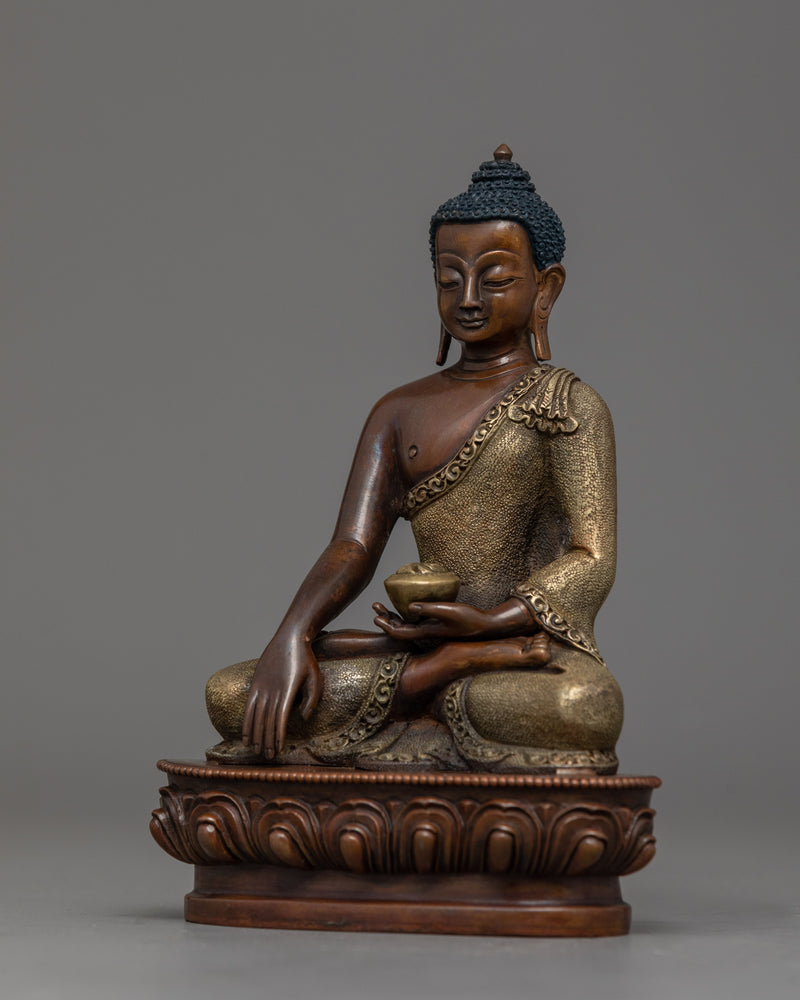 Oxidized Gautam Buddha Statue