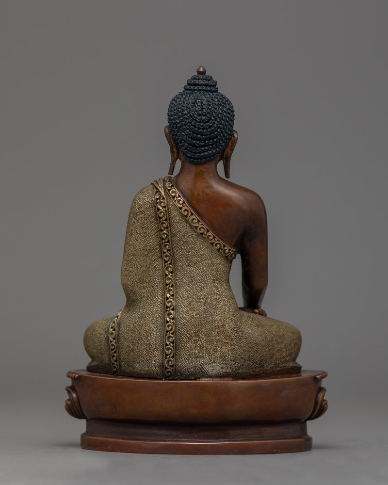 Oxidized Gautam Buddha Statue