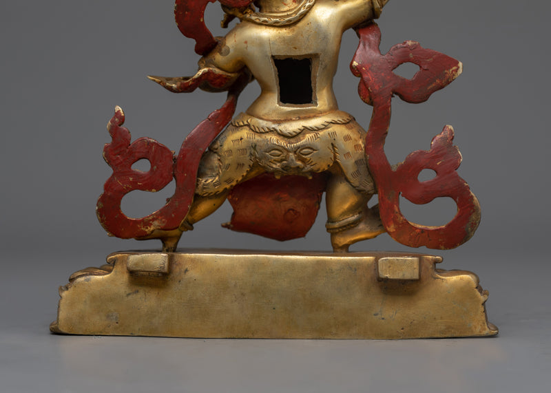 Thunderbolt Bearer Vajrapani Statue | Tibetan Buddhist Guardian