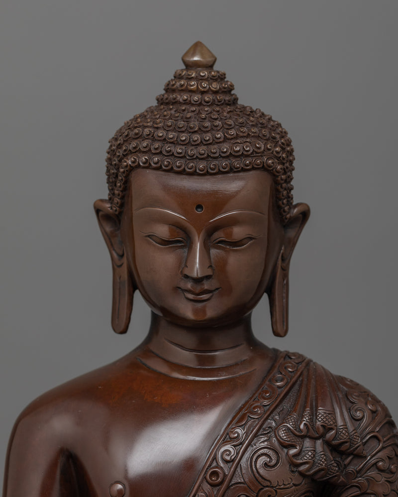 Shakyamuni Enlightened Buddha Figurine | Embodiment of Wisdom and Serenity