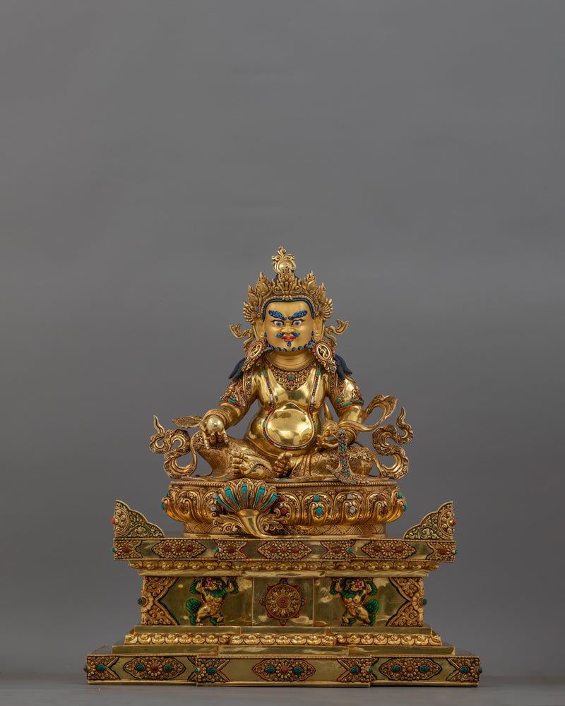 Majestic Dzambhala Kuber Statue | Wealth and Prosperity Deity