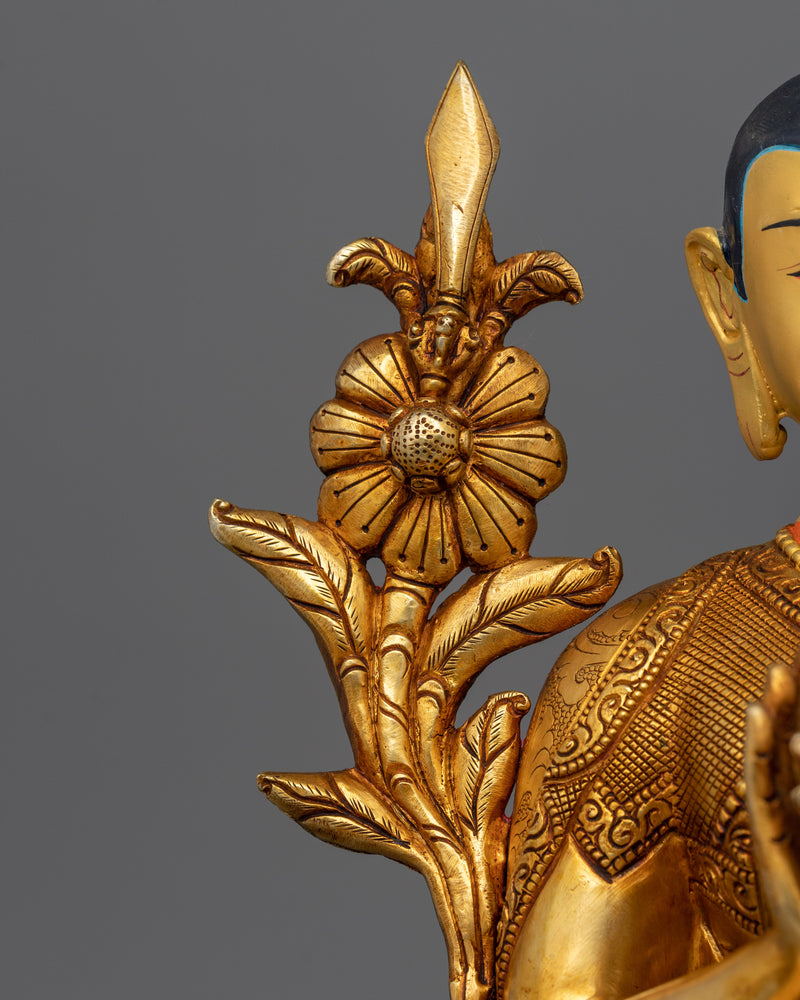 Je Tsongkhapa Kadampa Buddhist | Gold Electroplated Statue