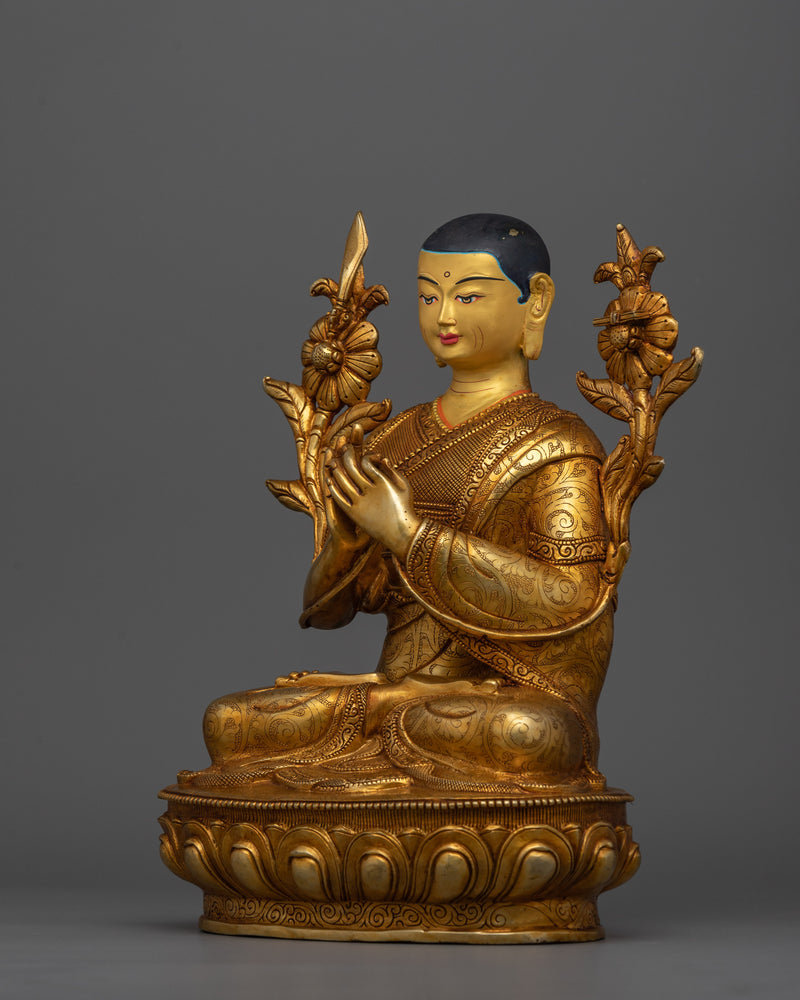 Je Tsongkhapa Kadampa Buddhist | Gold Electroplated Statue