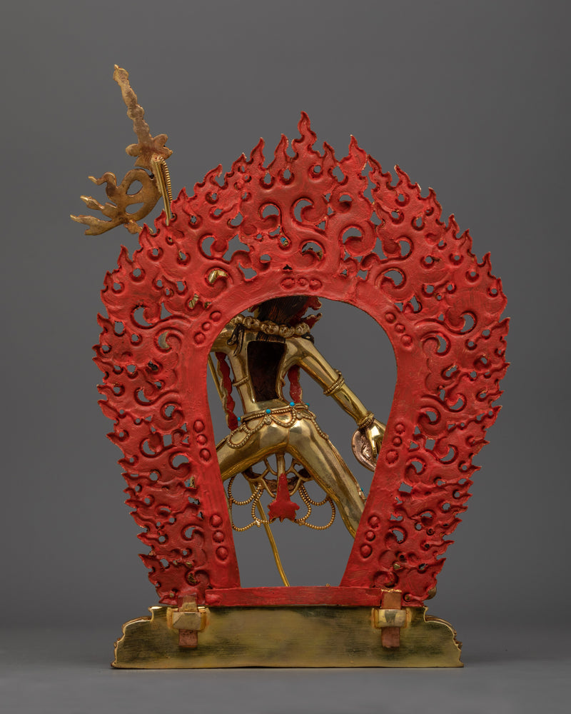 24K Gold Gilded Dakini Vajrayogini Statue | Goddess of Transformation