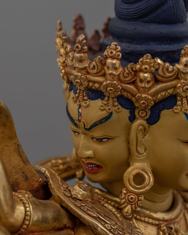 Heruka Chakrasamvara with Consort Statue | Supreme Symbol of Enlightened Union