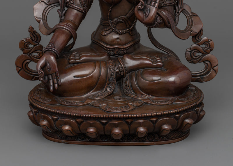 Healing White Tara Statue | Emblem of Compassion and Healing Energy