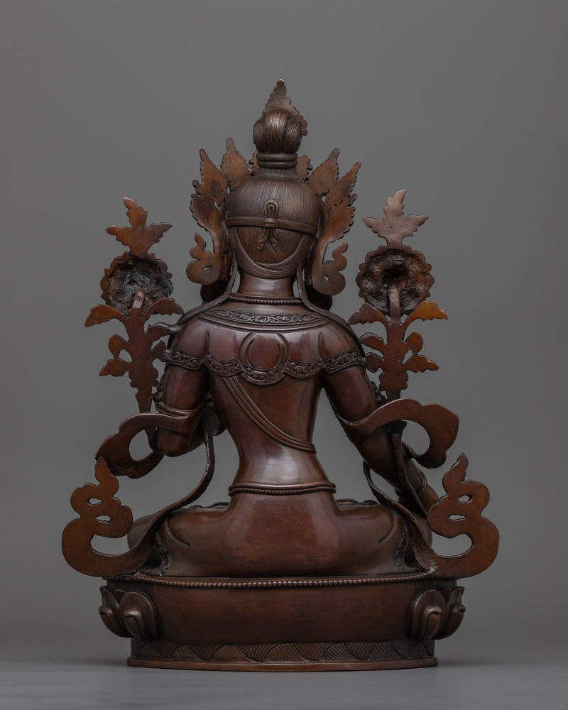 Healing White Tara Statue | Emblem of Compassion and Healing Energy