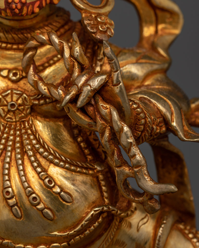 Vajra Holder Vajrapani Dharma Art | Fierce Protector of Buddhist Teachings