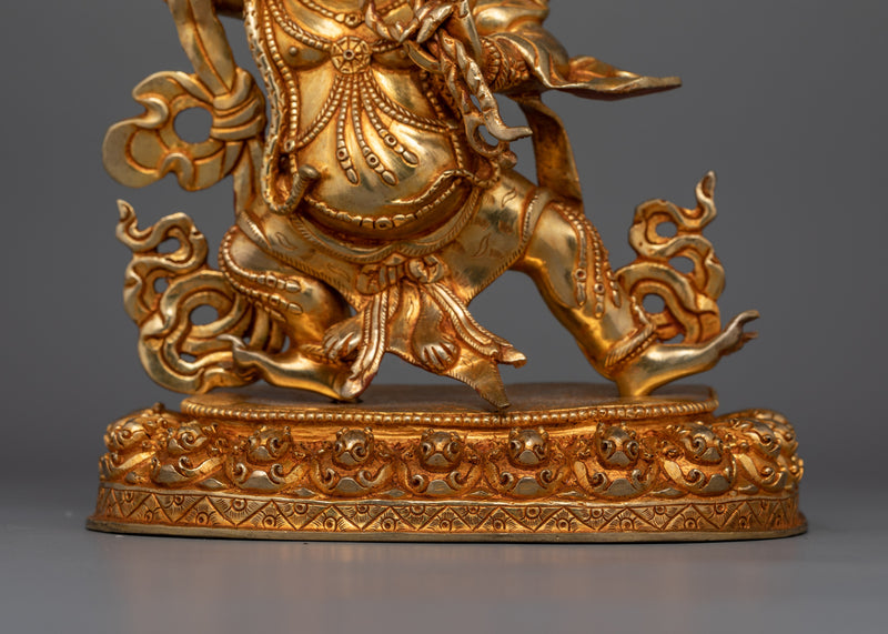 Vajra Holder Vajrapani Dharma Art | Fierce Protector of Buddhist Teachings