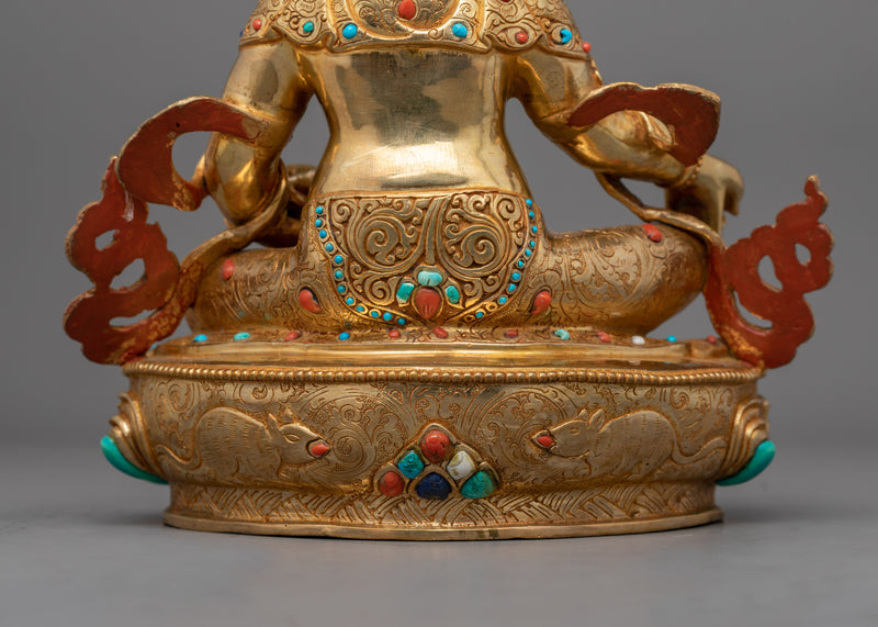 Wealth Buddha Dzambhala Statue | Semi Wrathful Prosperity Deity