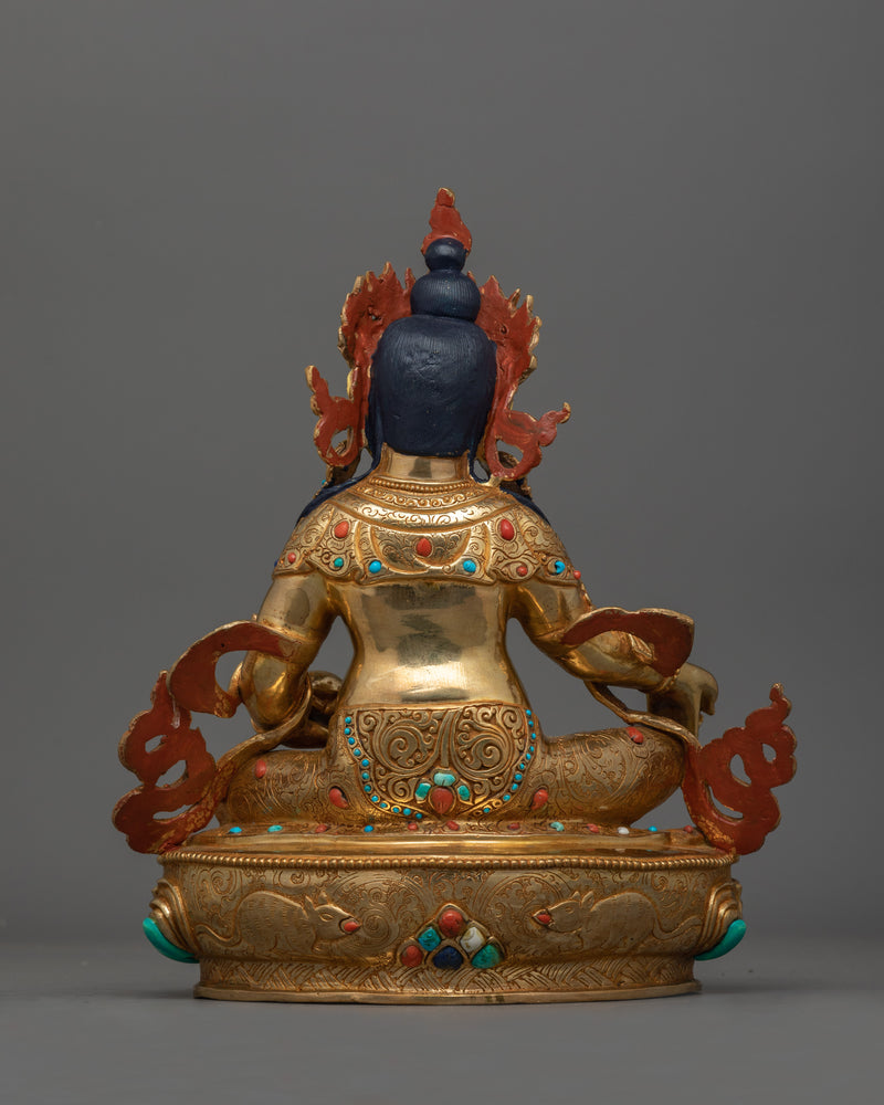 Wealth Buddha Dzambhala Statue | Semi Wrathful Prosperity Deity