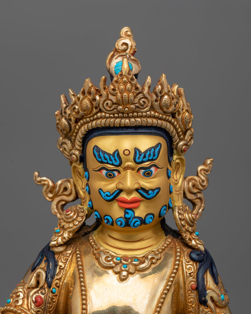 Wealth Buddha Dzambhala Statue | Semi Wrathful Prosperity Deity