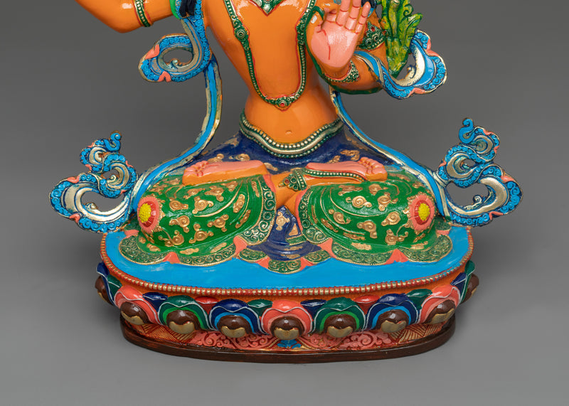 Manjushri Flaming Sword Statue | Figurine of Wisdom