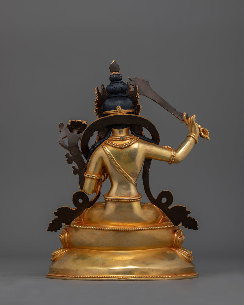 Wisdom Buddha Manjushri Statue | Tibetan Bodhisattva