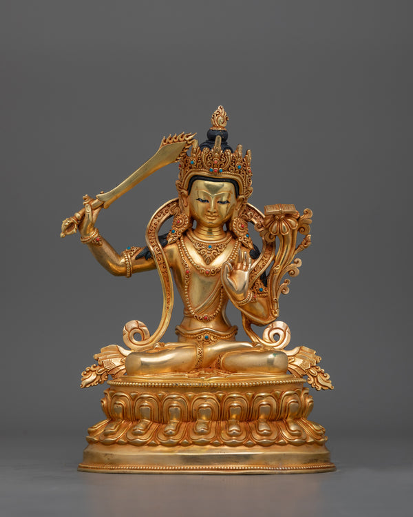 Wisdom Buddha Manjushri Statue