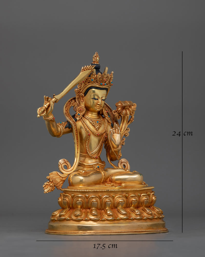 Wisdom Buddha Manjushri Statue