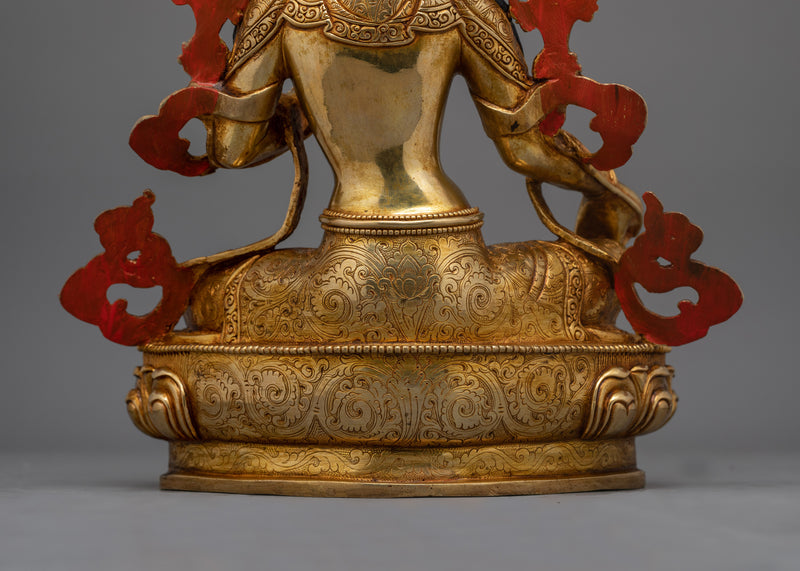 Green Tara (Sgrol-ljang) Statue | The Swift Savior