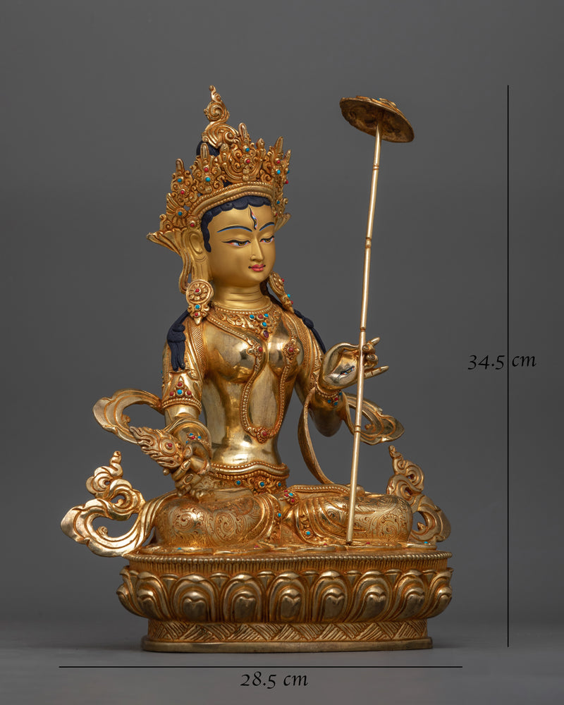 Goddess Sitatapatra Bodhisattva Statue | The Divine Protector of the White Parasol