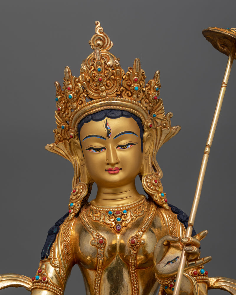 Goddess Sitatapatra Bodhisattva Statue | The Divine Protector of the White Parasol