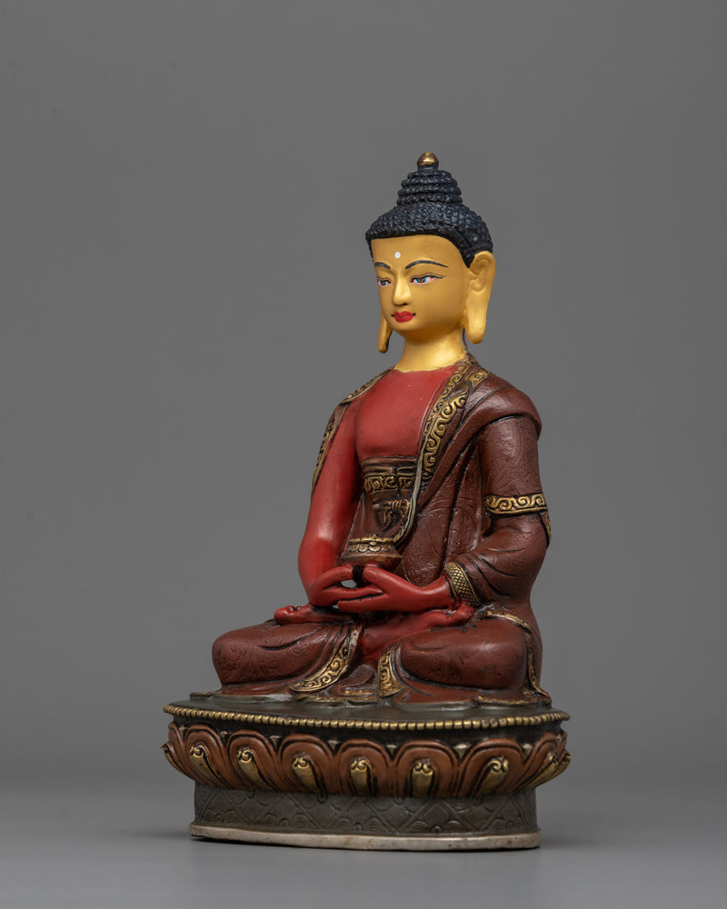 Hand-Carved Amitabha Sukhavati Statue | Enlightened Buddha