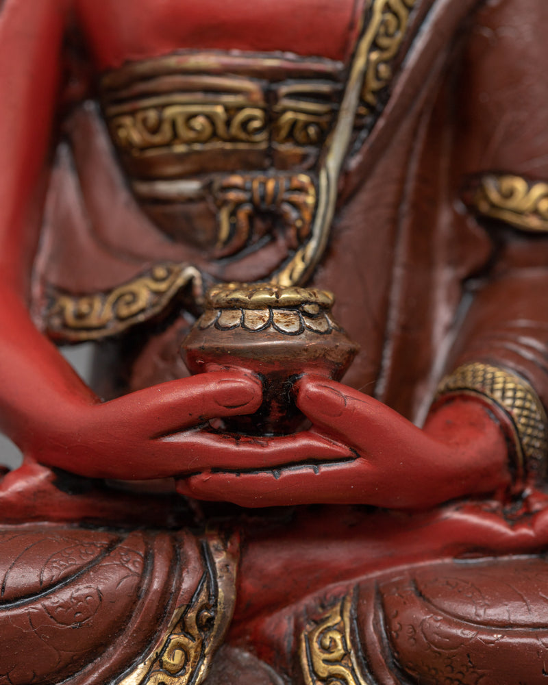 Hand-Carved Amitabha Sukhavati Statue | Enlightened Buddha