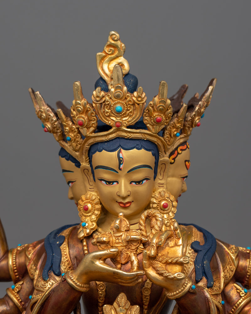 Namgyalma Dakini of Longevity Statue | Hand-Carved Deity