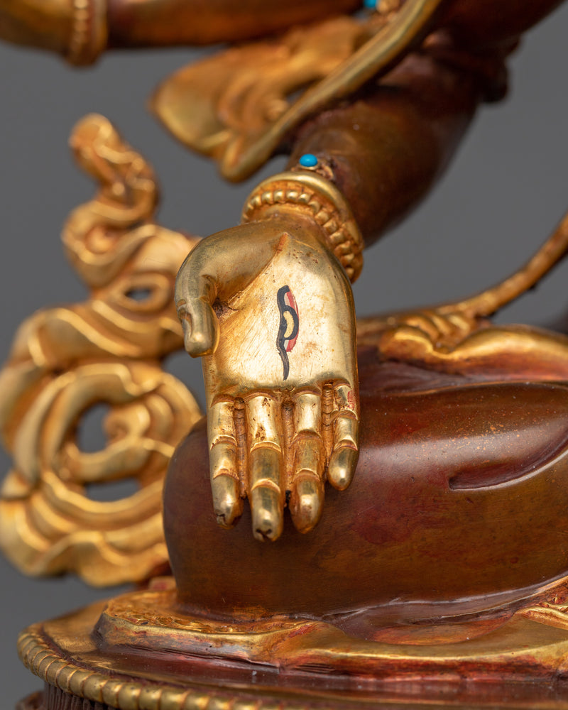 Namgyalma Dakini of Longevity Statue | Hand-Carved Deity