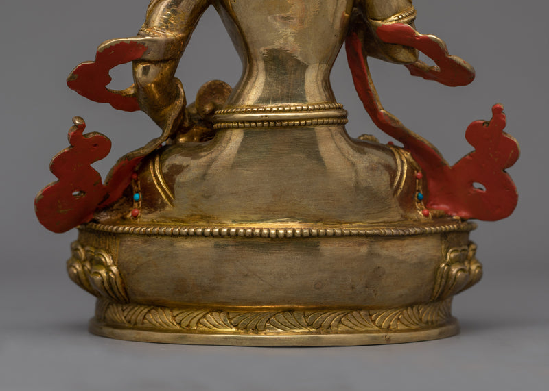 Hand-Carved Wrathful Vajrasattva Sculpture | Tantric Buddha