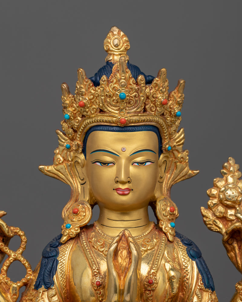 Chenrezig (Equanimity Deity) Statue | Kindness Bodhisattva