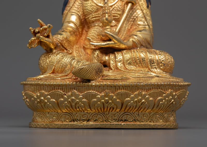 Hand-Carved Guru Padmakara Statue | Second Buddha Art