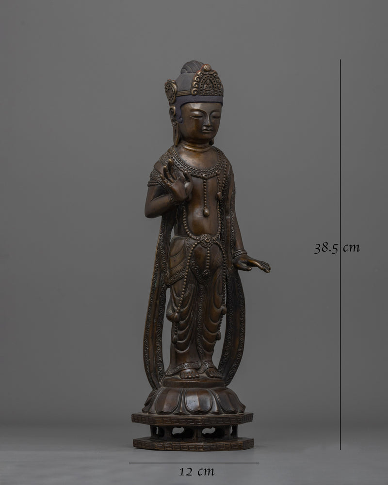 oxidized-bodhisattva-statue