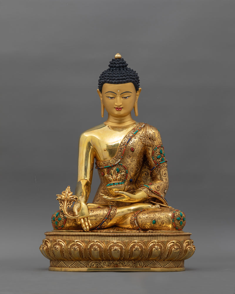 Three Buddha Set Sculpture | Medicine Buddha, Shakyamuni Buddha, Amitabha Buddha