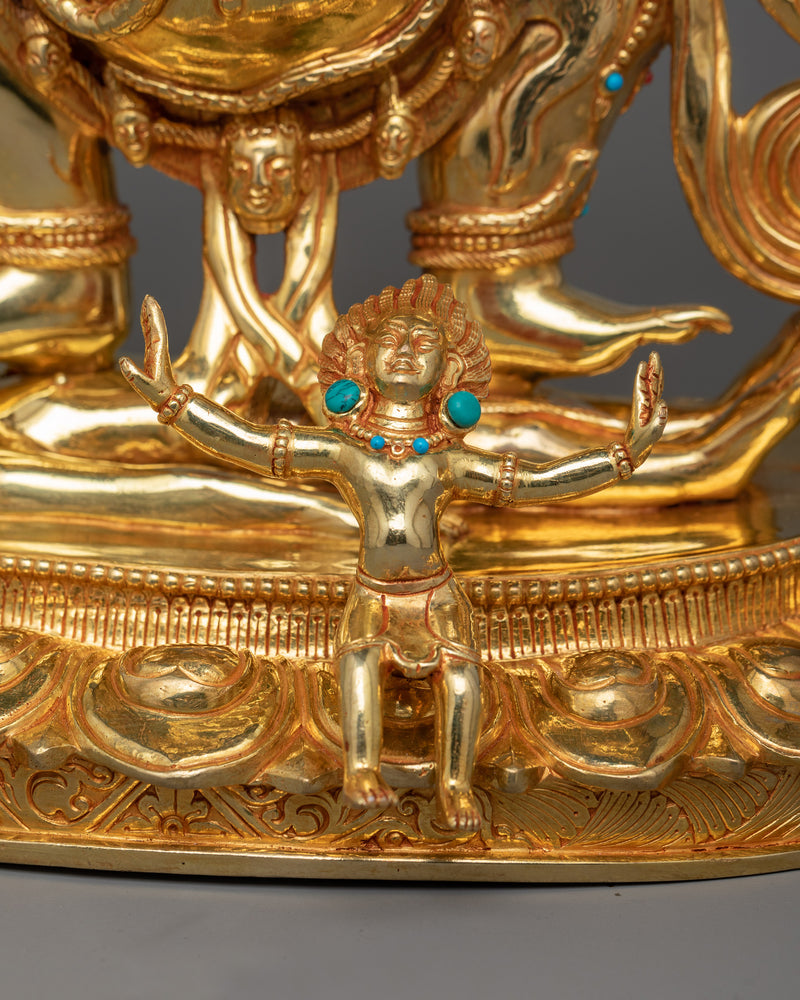 Wrathful Protector of the Dharma | Shakya Mahakala Figure