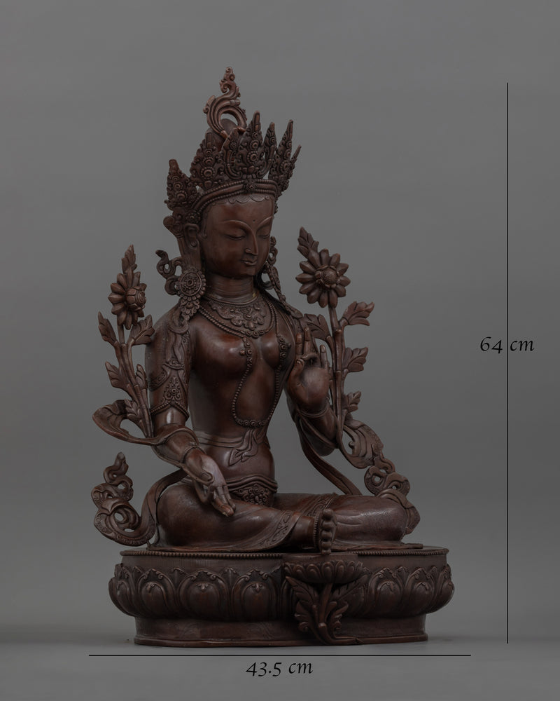 female-green-tara-bodhisattva