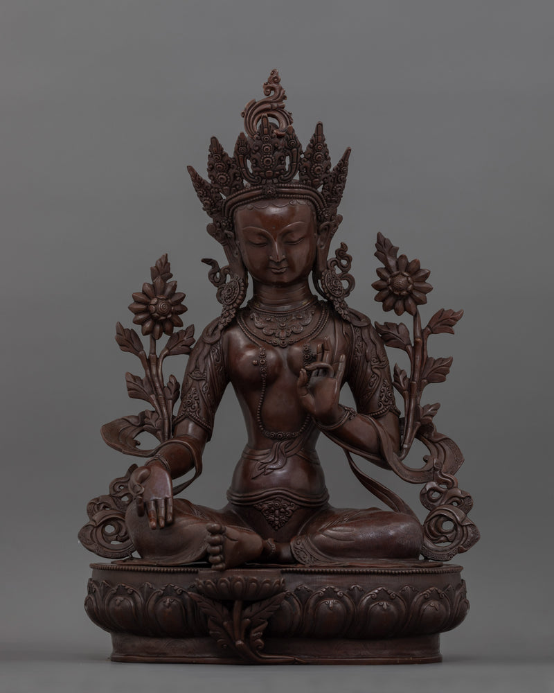 female-green-tara-bodhisattva