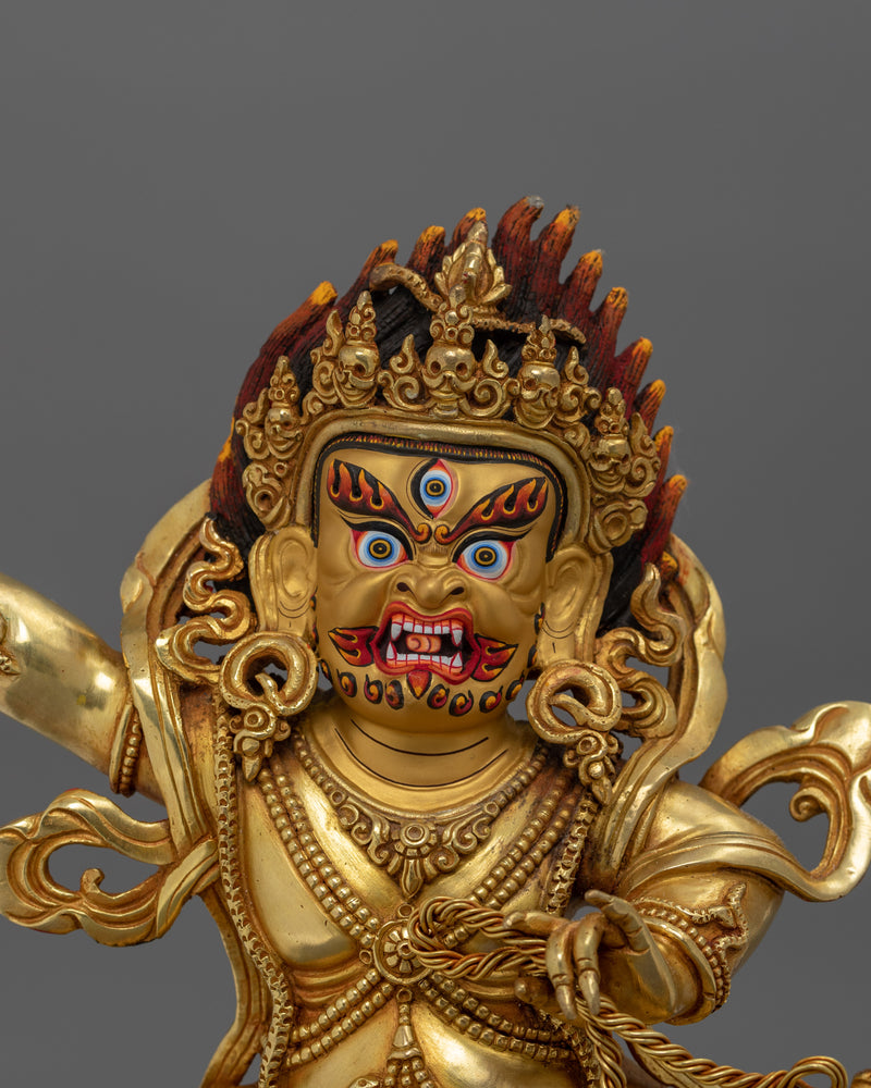 Vajrapani Shakyamuni’s Protector Statue | Tibetan Sculpture