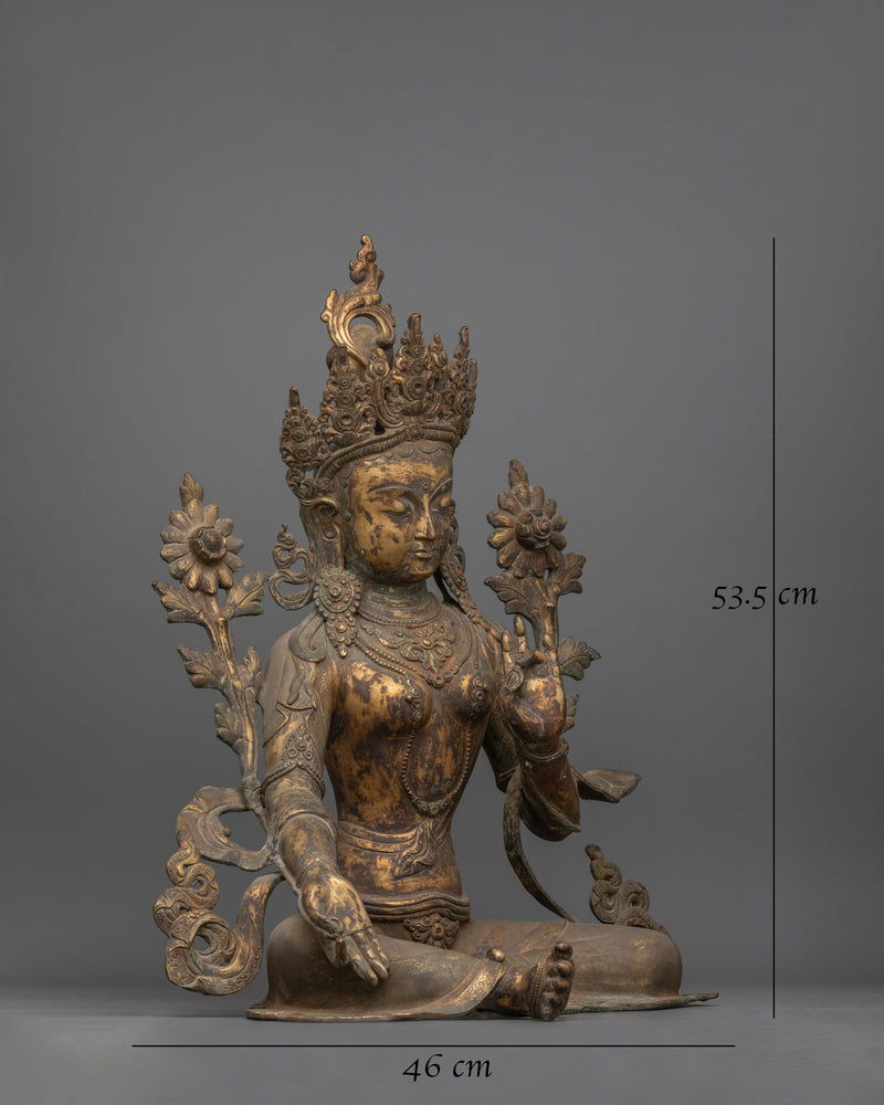 antique-green-tara-statue