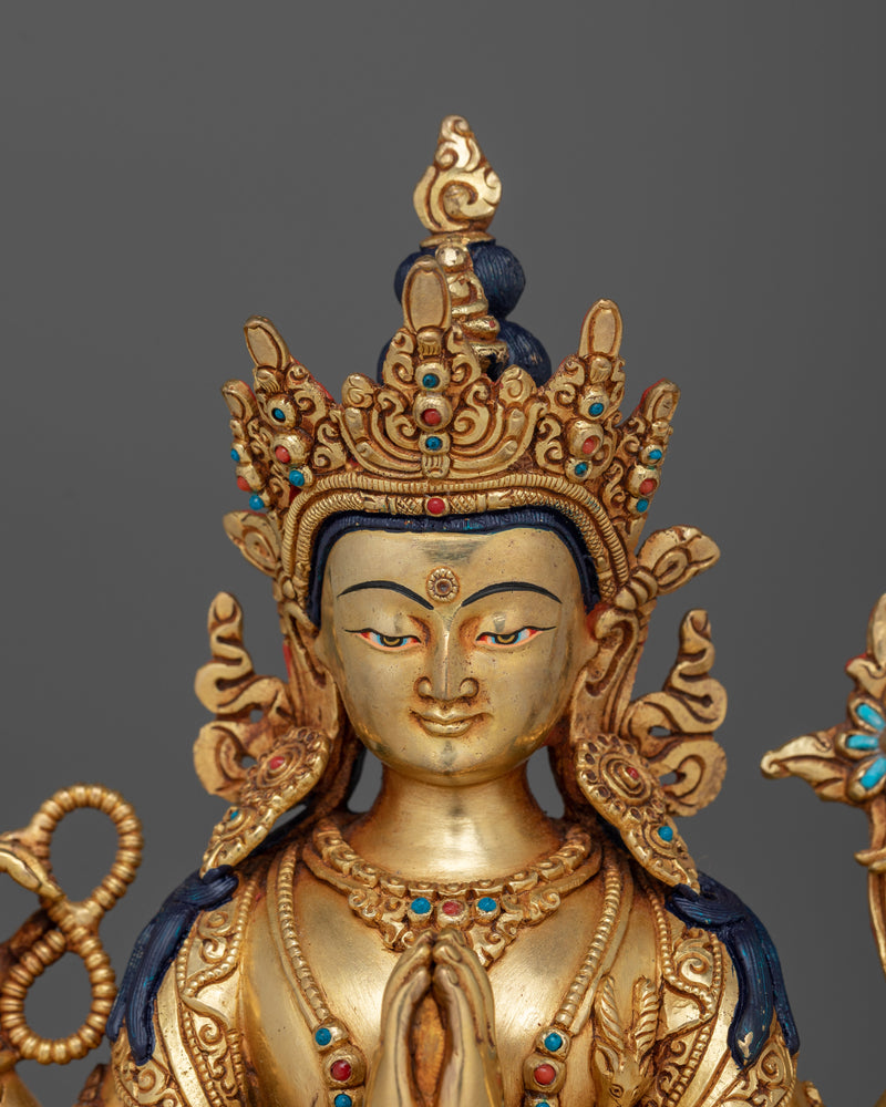 Chenrezig Dharma Buddha Statue | Embodiment of Compassion and Wisdom