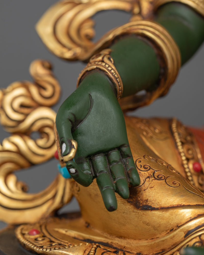 Graceful Green Tara of Compassion Sttaue | Protection Tara Artwork