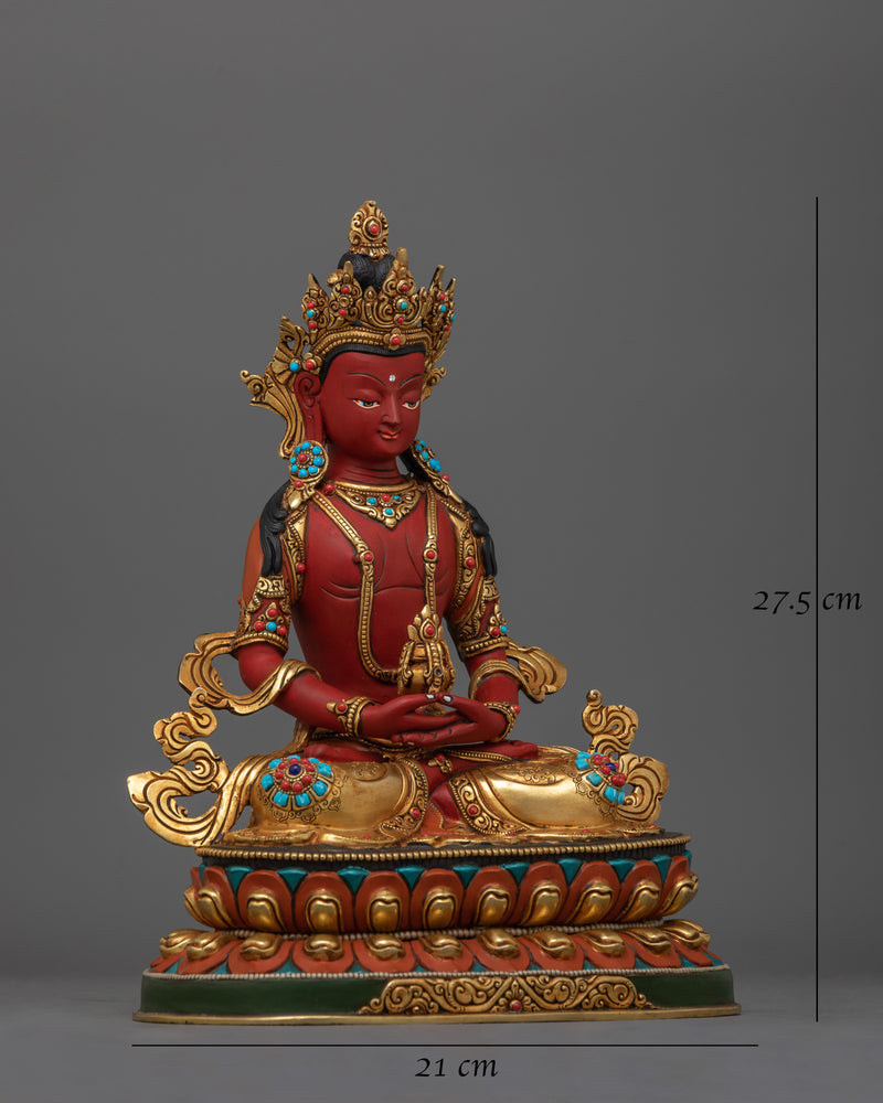 Pure Land Buddha Amitayus Statue | Symbol of Infinite Life