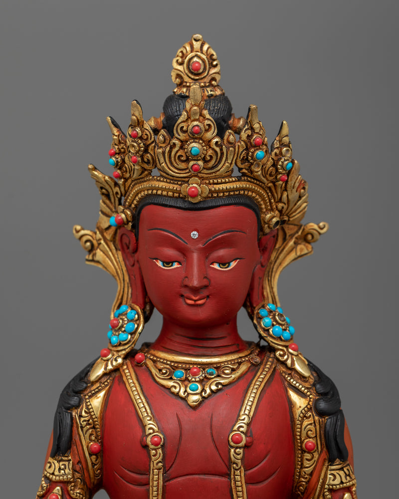 Pure Land Buddha Amitayus Statue | Symbol of Infinite Life