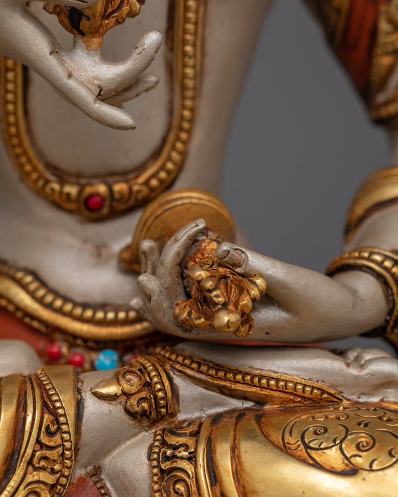 Vajrasattva Purification Deity Statue | Handcrafted Enlightened Deity