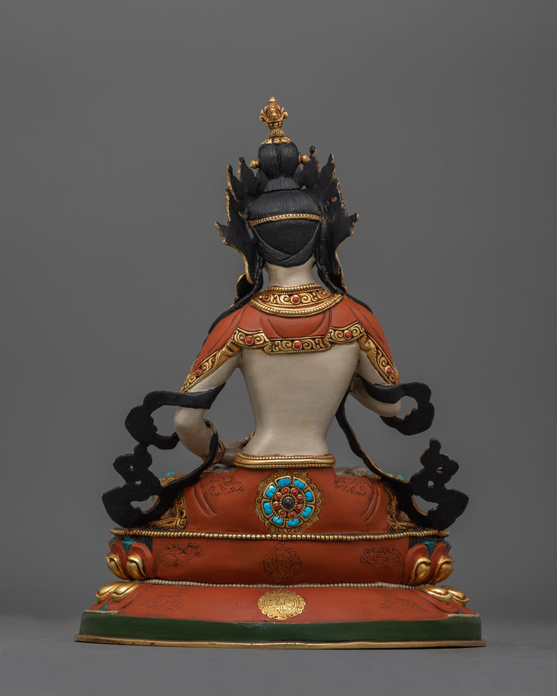 Vajrasattva Purification Deity Statue | Handcrafted Enlightened Deity