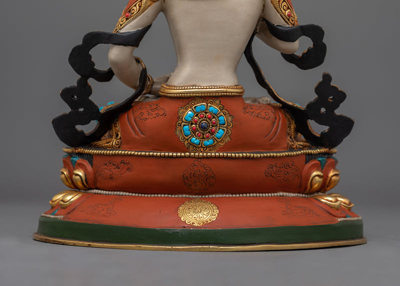 Vajrasattva Purification Deity Statue | Handcrafted Enlightened Deity