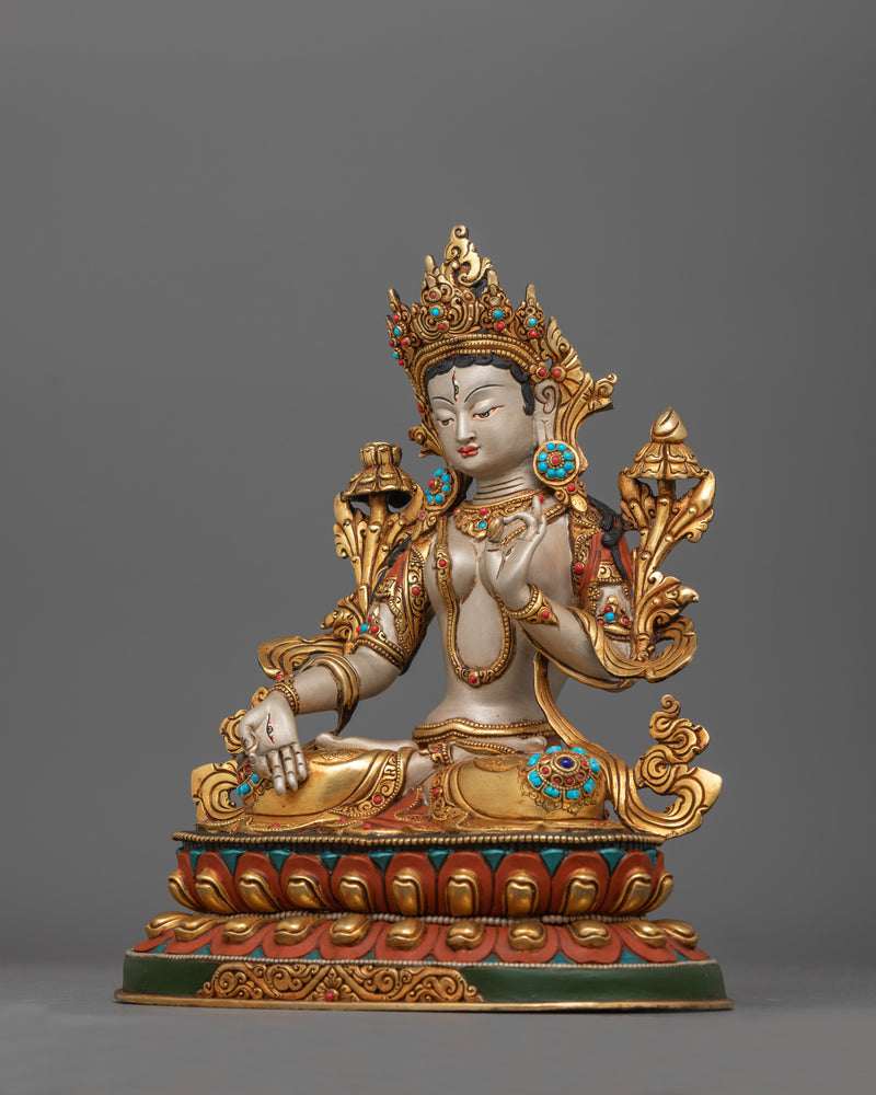 Sitatara Female Bodhisattva Statue | Spiritual Altar Decor