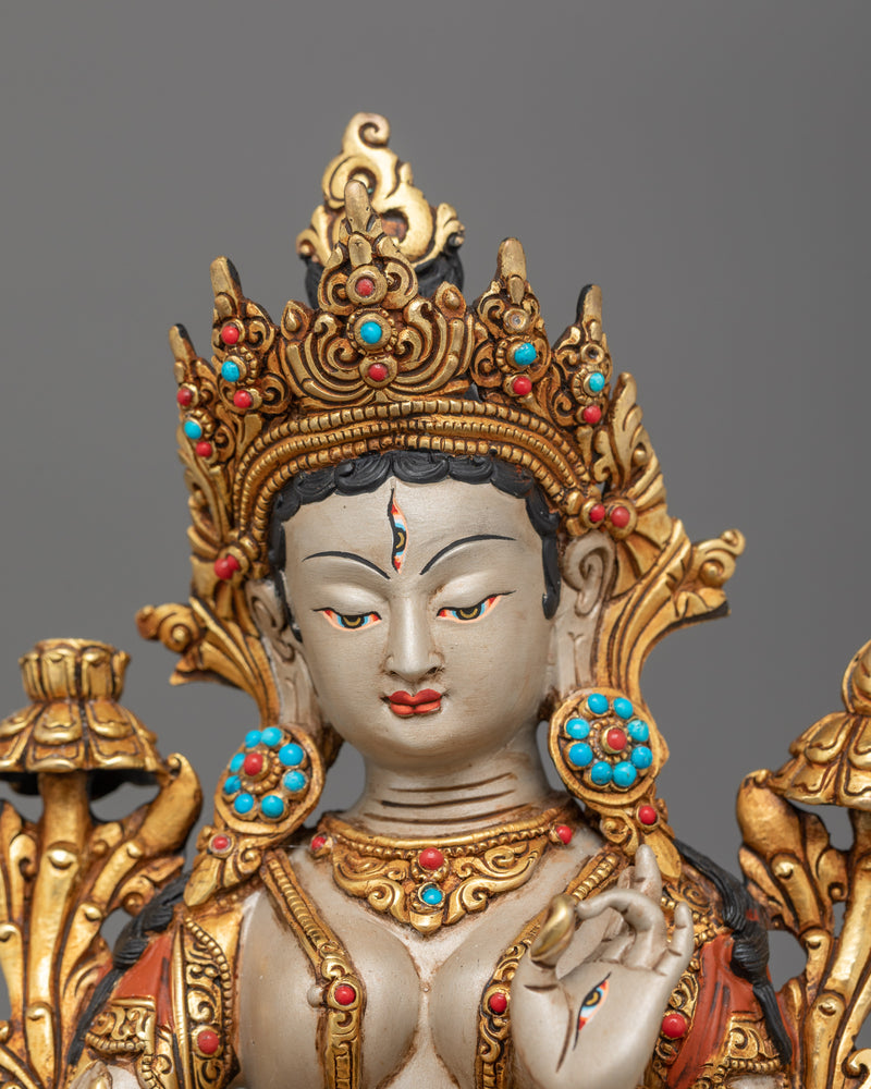 Sitatara Female Bodhisattva Statue | Spiritual Altar Decor