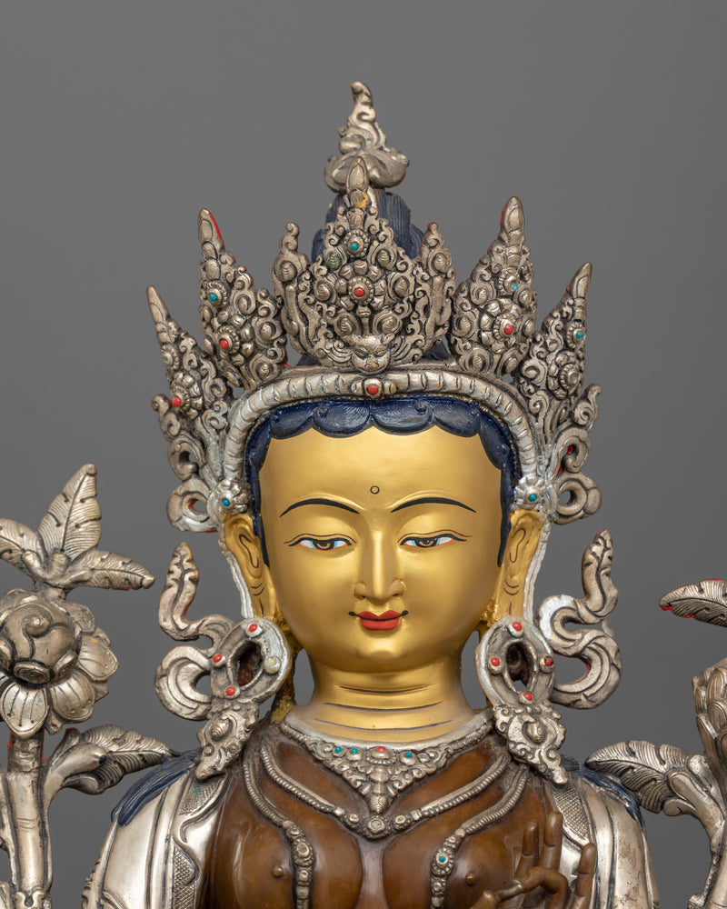 Arya Tara Swift Liberator Statue | Tibetan Buddhist Deity Statue